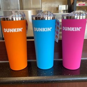 *NEW* 2020 Dunkin 20oz Stainless Steel Tumblers